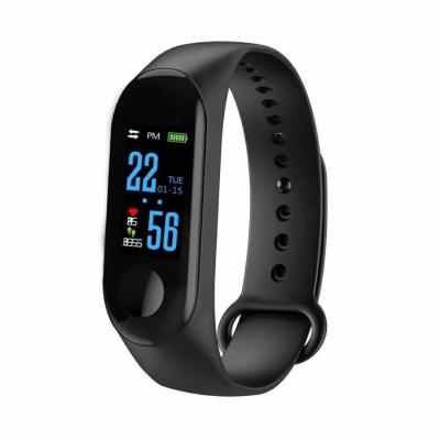 China Heart Rate Monitor Free Shipping USA Newest Color Screen Fitness Activity Tracker M3 Smart Bracelet for sale