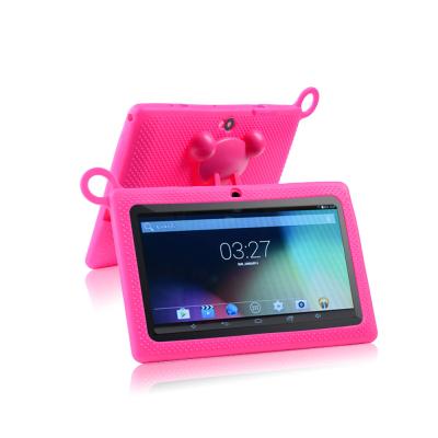 China Blue-tooth Customize Storage Capacity 512MB or 1GB Kids Tablet 7 Inch Android 4.4 Kids Tablet for sale