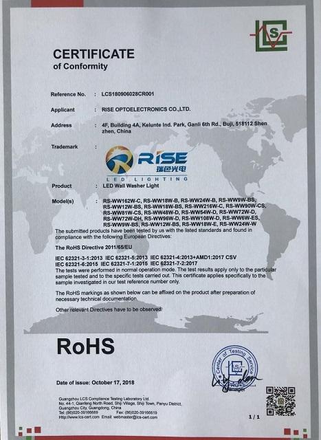 RoHS - Rise Optoelectronics Co., Ltd.