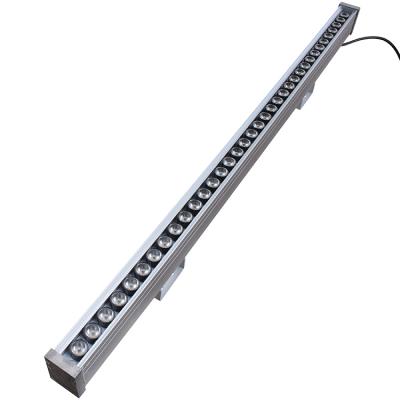 China Powerful 36W RGB Outdoor Building DC24V/220V Waterproof IP65 Led Outdoor Wall Washer Linear Light for sale