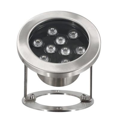 China High quality fountain underwater led light 9W 24v submersible led underwater light for fountain pump for sale