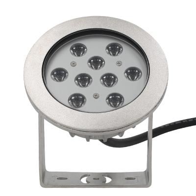 China 27W Full Color Changing Fountain 27W Control dmx512 IP68 RGB LED Underwater Light for sale