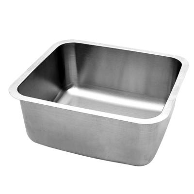 China Industrial kitchen/restaurant kitchen/hotel restaurant kitchen sink single bowl commercial pressed 304 stainless steel canteen used corner sink for sale