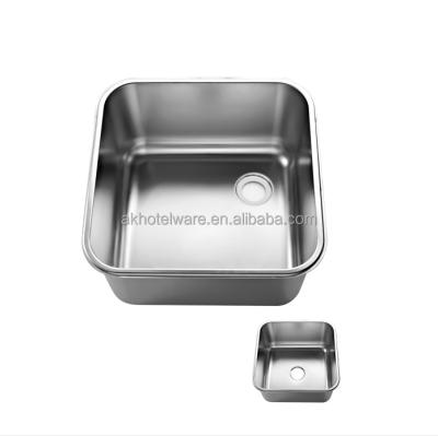 China 304 Industrial Stainless Steel Kitchen Sink Bowl Stainless Steel Kitchen Sink Single Bowl Hotel Restaurant Sink Factory/Restaurant Kitchen/Canteen Kitchen for sale