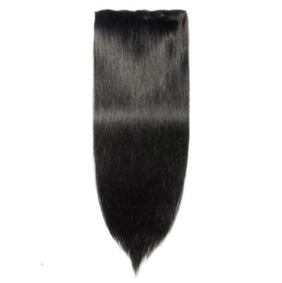 China Can be dyed price 100 virgin natural color cheap straight hair clip in hair extension for sale