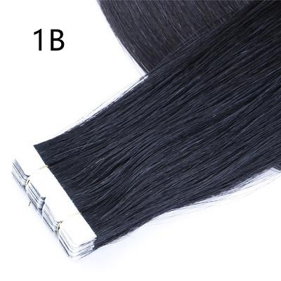 China Big Stock Good Quality 100% Remy Human Hair Double Drawn Tape Virgin Hair Extensions Silky Straight Wave With Bundles for sale