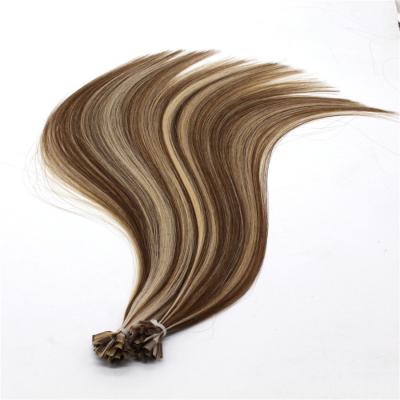 China Can be silky straight flat hair 100% virgin hair vendors wave hair extension U tip dyed free shipping for sale