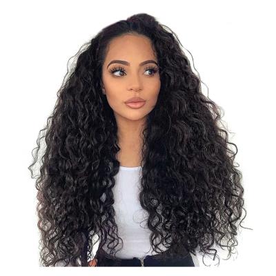 China Can be cheap wholesale 100% Brazilian Human Hair Wigs 13x4 HD Dyed Natural Water Wave Lace Front Wigs for sale