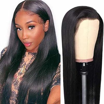 China Can Be Dyed 2021 Top Fashion Cuticle Aligned Natural Color T Part Wig For Black Women for sale