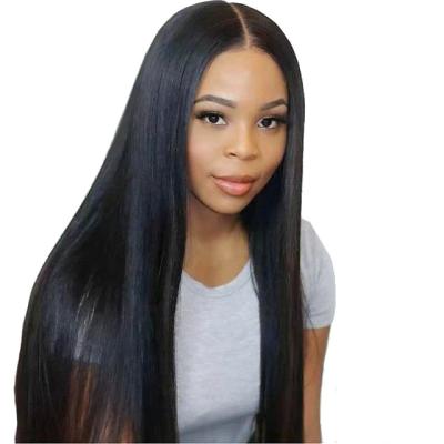 China Can Be Factory Dyed Straight Brazilian Raw Hair HD Lace Frontal Wig For Black Women for sale