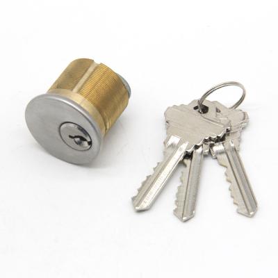 China Single Row Pins S Keyway USA High Security Lock Patented Brass Cylinder for sale