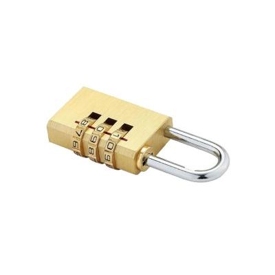 China High Quality Flat Gladiator Password Combination Brass Padlock for sale