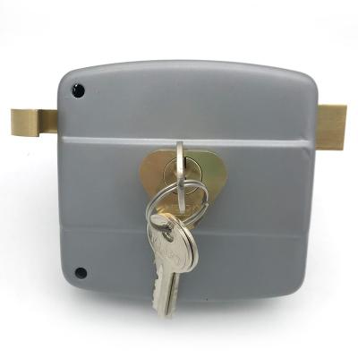 China Mexico Venezuela chapas de puertas residential door rim lock model cerradura de sobreponer for sale