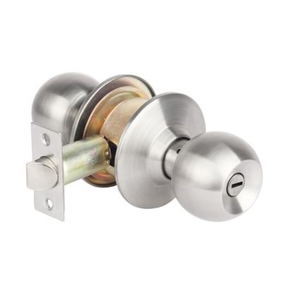 China Flat Interior U L Tubular Perilla Pomo Cerraduara ANTI FIRE Handle Knob Lock Stainless Steel Brass Cylindrical Zinc Alloy Entry for sale