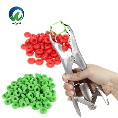 China Farms Stainless Steel Animal Rubber Elastrator Castration Pliers Ring Applicators for sale