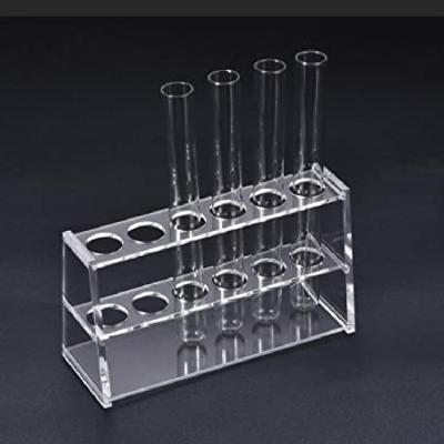 China Storage 6 Slots 3 Layers Show Rack Acrylic Plexiglass Test Tubes Display Strong Impact-Resistance Rack for sale