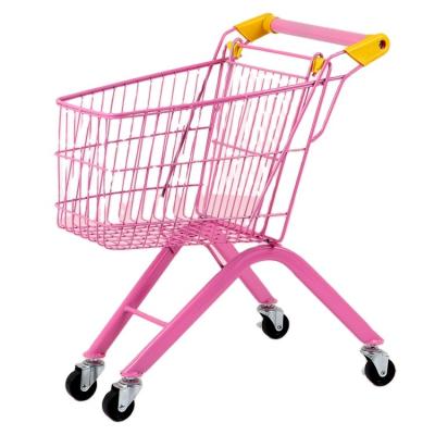 China Popular Wholesale Cheap Kids Mini Carts Colorful Metal Carts for sale