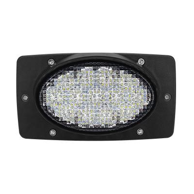 China Super Bright Oval LED Die-Cast Aluminum Housing Tractor Lights 39W 12V 24V 6 Inch Agricultural Led Flood Work Light / Spot Beam With Recessed for sale