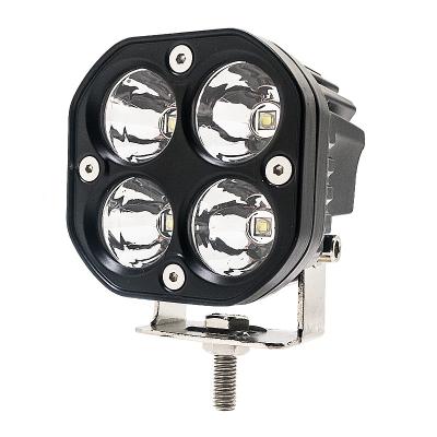 China 40W Die Cast Aluminum Housing Modified Vehicle High Lumen Spotlight Heavy Duty Led Work Light for sale