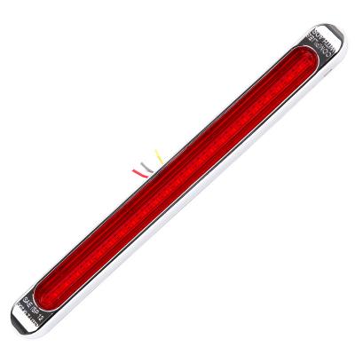 China high quality turn indicator 12v 24v turn indicator light guide tail light bar bulbs drive/rear singal lamp/brake white red amber flow stop/singal lamp high quality turn signal for sale