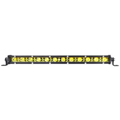 China 36W 13 inch super thin amber single row light bar led off road led light bar led off road led light bar tractor for sale