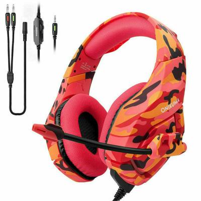 China Circumaural K1B Camouflage Headset Set With Micropho Better Voice Performance Camouflage Arbitrary Positioning Extreme Cool Colorappear for sale