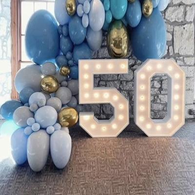 China Outdoor INS Holiday Party Decoration Led RGB 4ft Big Marquee Letter Lights Giant Light Up Letters For Event Party Supplies for sale