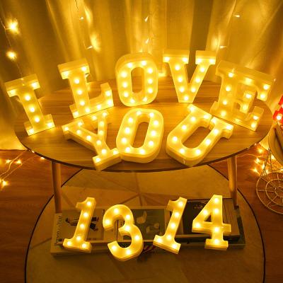 China Buildings Birthday Party Marquee Love Letters Light Number For Wedding Decoration Event Props for sale