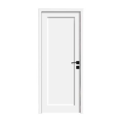 China Evereco 2023 Design Interior Laminate Door Minimalism Style Popular White Doors Sound Insulation For Kitchen Bedroom for sale