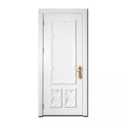 China Low Price Customizable Sound Insulation Evereco Wholesale Unique Shapes Laminated Door Bedroom Interior Doors for sale