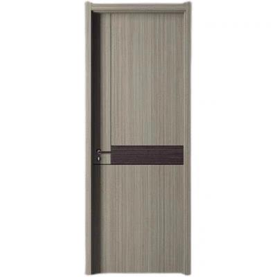 China Sound Insulation Evereco Modern Design Doors PVC Film Grain High Quality Wood Veneer Laminated Interior Doors for sale