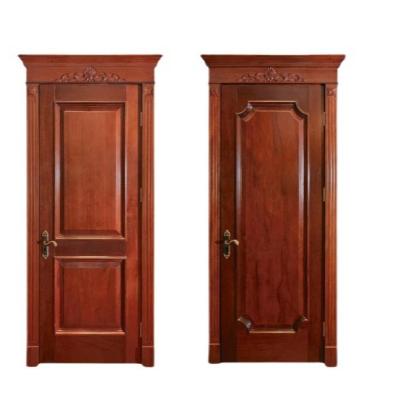 China Wholesale Custom Classic Design Color Factory Price Sound Insulation Evereco Solid Wood Painted Doors For Bedroom for sale