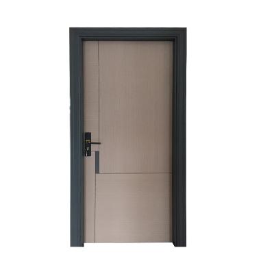 China Interior Minimalist Design High Quality Solid Wood Wooden Door Compound Sound Insulation Evereco Decoration for sale