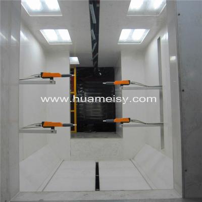 China PP or PVC Quick Color Change Plastic Powder Coating Booth for Auto Painting System for sale