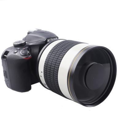 China Manual Fixed Focus F6.3 Lens T Mount Telephoto Camera Lens For Canon Digital Cameras 500Mm for sale