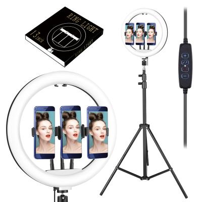 China Portable Photo/Video/Vlog/Interview Strobe Light/Makeup Photography Led Video 13 Inch Dimmable Ringlight 3200-5600K LED Ring Light for sale