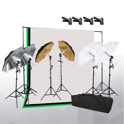 China Photography Equipment with Two Stands and Continuous Lighting Background Softbox Tripod Kit 81*24*32 for sale