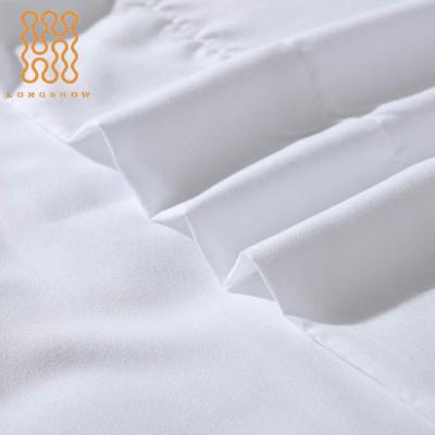 China Anti-bacteria wholesale cheap 100% high quality 1800TC 120Gg polyester Microfiber soild color for bedding fabric for sale