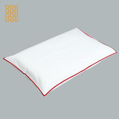 China 100% Cotton T200 Cotton Viable Plain Loose Fabric OEM Logo Hotel Embroidery Custom 100% Canvas Pillow Case for sale