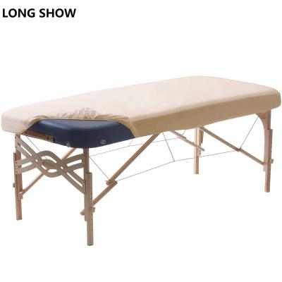 China OEM Single Professional Fitted 100% Cotton Flannel Massage Table Sheets For Spa Massage Table Bedspread for sale