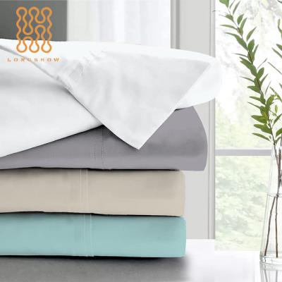 China Wholesale High Quality Combed T1000 100% Egyptian Cotton Satin Plain Bedding Fabric Shrink-Resistant Luxury Hotel for sale