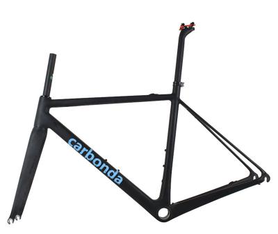 China Full carbon di2 full carbon road bicycle frame di2 oem compatible superlight internal road racing bike frame for sale