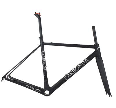 China Compatible Popular DI2 Carbon Road Bike Frame OEM 700C Bicycle Frame With Inner Cable Route for sale