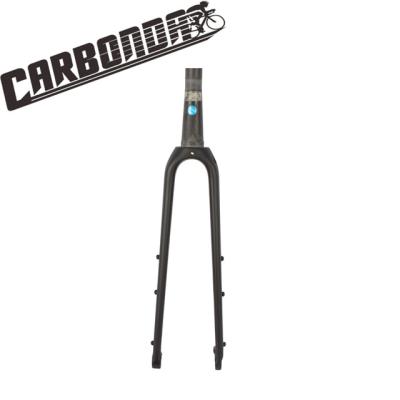 China Carbonda CFO505 12*100mm and 15*100mm gravel bike by toray full axle carbon fiber bike fork for gravel /CX fork for sale