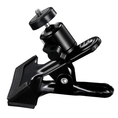 China There are rubber pads between multi-function clamp tripod camera clip clamp bracket mount with photography 1/4