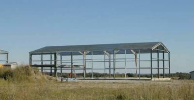 China Temporary Storage Steel Building Frame for sale