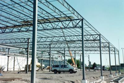 China Multi Functional Heavy Steel Building Frame , Hot Dip Galvanized Steel Frame Building for sale