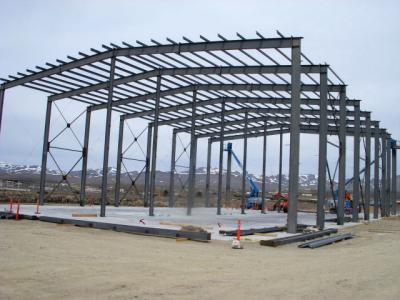 China Rigid Steel Building Frame For Textile Factories / Farm Building Infrastructure for sale