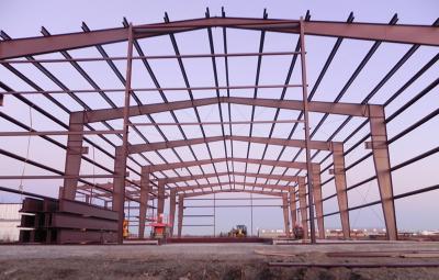 China EPS PU Sandwich Panels Steel Building Frame , Steel Frame Office Buildings for sale