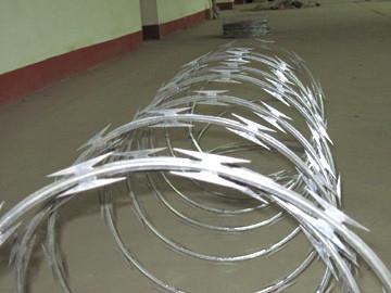 China Professional Cross / Single Security Razor Wire High Strength For Military Sites for sale